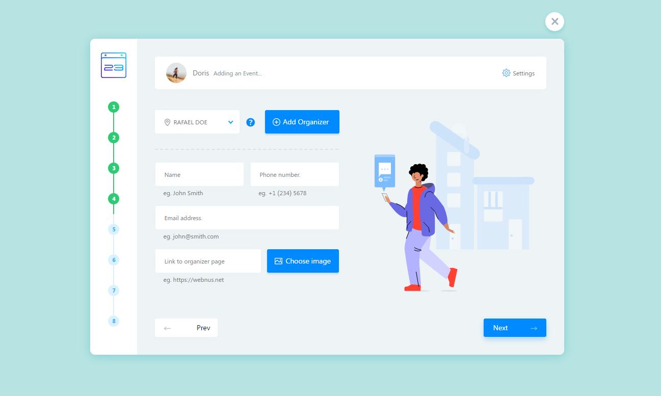 screenshot of Modern Events Calendar